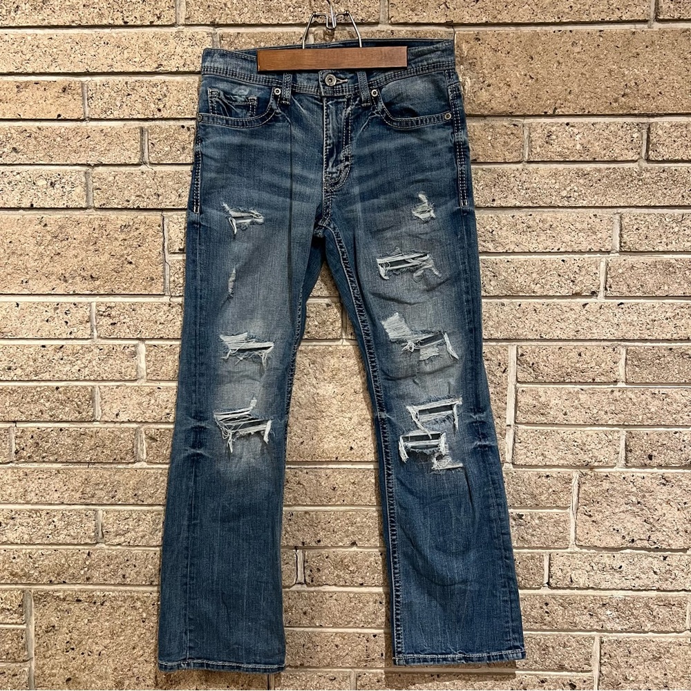 Mens BKE Aiden Boot Stretch Jeans 30x30